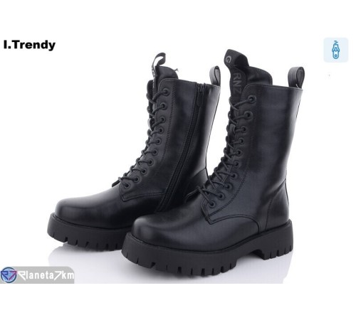 Черевики жіночі на зиму (6 пар р.36-41) чорний "Trendy" Черевики жіночі на зиму (6 пар р.36-41) чорний "Trendy"