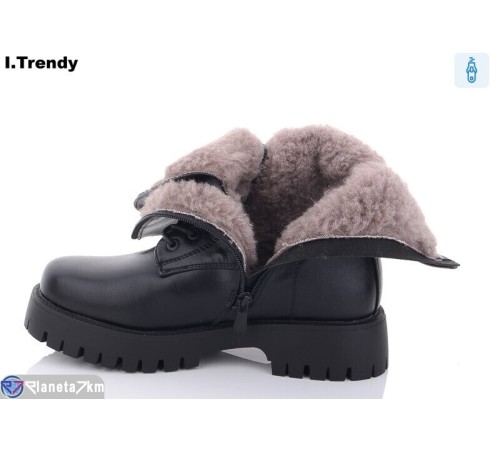 Черевики жіночі на зиму (6 пар р.36-41) чорний "Trendy" Черевики жіночі на зиму (6 пар р.36-41) чорний "Trendy"