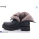 Черевики жіночі на зиму (6 пар р.36-41) чорний "Trendy"