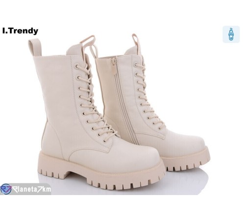 Черевики жіночі на зиму (6 пар р.36-41) бежевий "Trendy" Черевики жіночі на зиму (6 пар р.36-41) бежевий "Trendy"