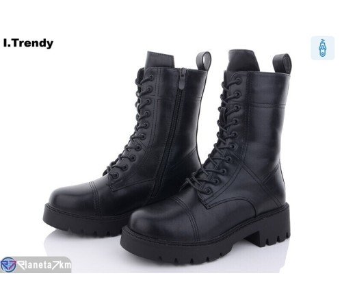 Черевики жіночі на зиму (6 пар р.36-41) чорний "Trendy" Черевики жіночі на зиму (6 пар р.36-41) чорний "Trendy"