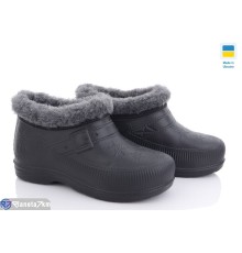 Калоші жіночі на зиму (6 пар р.38-42) чорний  "MURMUR"