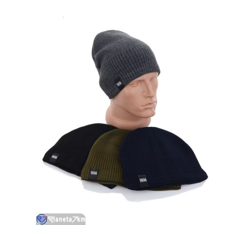 Шапка чоловіча на зиму (5 шт. р.сетка One size) мікс  "CAROLLA" Шапка чоловіча на зиму (5 шт. р.сетка One size) мікс  "CAROLLA"