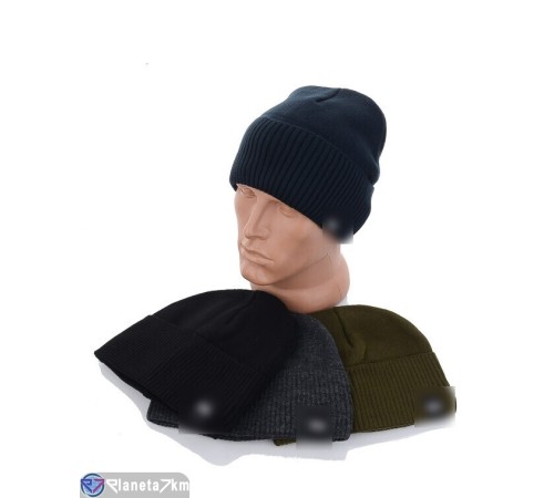 Шапка чоловіча на зиму (5 шт. р.сетка One size) мікс  "CAROLLA" Шапка чоловіча на зиму (5 шт. р.сетка One size) мікс  "CAROLLA"