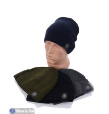 Шапка чоловіча на зиму (5 шт. р.сетка One size) мікс  "CAROLLA" Шапка чоловіча на зиму (5 шт. р.сетка One size) мікс  "CAROLLA"