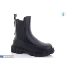 Черевики жіночі на зиму (8 пар р.36-41) чорний  "PERLA"