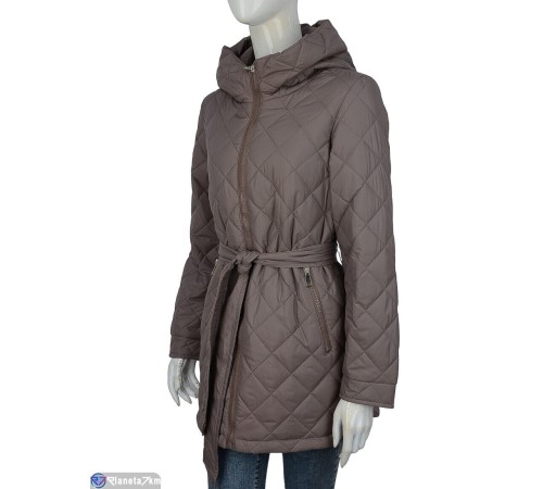 Куртка жіноча на весну/осінь (4 шт. р.сетка M-2XL) коричневий "NORA" Куртка жіноча на весну/осінь (4 шт. р.сетка M-2XL) коричневий "NORA"