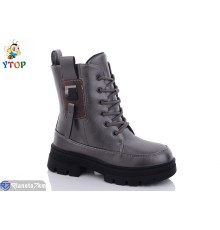 Черевики дитячі на зиму (8 пар р.32-37) графіт  "Y.Top"