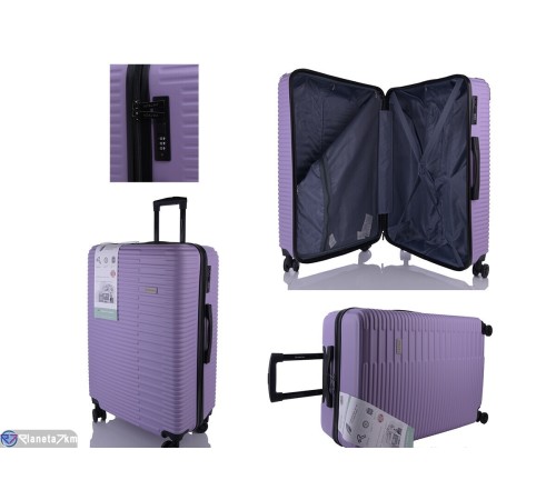 Валіза (1 шт. р.сетка ) фіолетовий  "HOREHOME"
