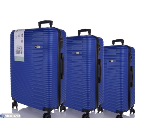 Валіза (1 шт. р.сетка ) синій  "HOREHOME"