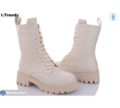 Черевики жіночі на зиму (6 пар р.36-41) бежевий "Trendy" Черевики жіночі на зиму (6 пар р.36-41) бежевий "Trendy"