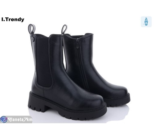 Черевики жіночі на зиму (6 пар р.36-41) чорний "Trendy" Черевики жіночі на зиму (6 пар р.36-41) чорний "Trendy"