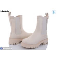 Черевики жіночі на зиму (6 пар р.36-41) бежевий  "Trendy"