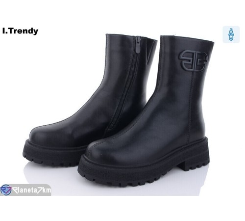 Черевики жіночі на зиму (6 пар р.36-41) чорний "Trendy" Черевики жіночі на зиму (6 пар р.36-41) чорний "Trendy"