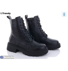 Черевики жіночі на зиму (6 пар р.36-41) чорний  "Trendy"