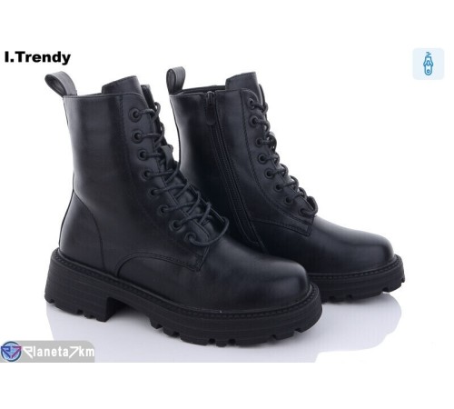 Черевики жіночі на зиму (6 пар р.36-41) чорний "Trendy" Черевики жіночі на зиму (6 пар р.36-41) чорний "Trendy"