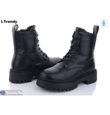 Черевики жіночі на зиму (6 пар р.36-41) чорний  "Trendy"