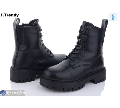 Черевики жіночі на зиму (6 пар р.36-41) чорний "Trendy" Черевики жіночі на зиму (6 пар р.36-41) чорний "Trendy"