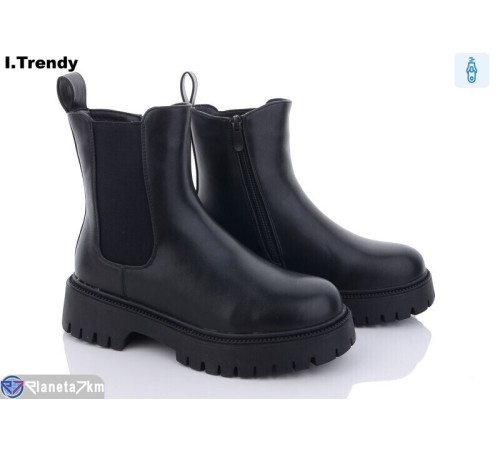 Черевики жіночі на зиму (6 пар р.36-41) бежевий  "Trendy"