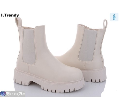 Черевики жіночі на зиму (6 пар р.36-41) бежевий "Trendy" Черевики жіночі на зиму (6 пар р.36-41) бежевий "Trendy"