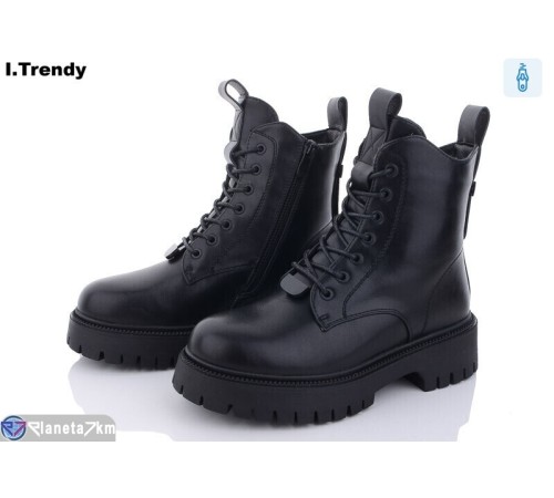 Черевики жіночі на зиму (6 пар р.36-41) чорний "Trendy" Черевики жіночі на зиму (6 пар р.36-41) чорний "Trendy"