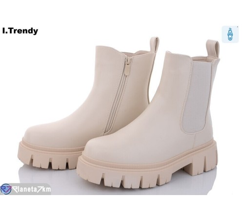 Черевики жіночі на зиму (6 пар р.36-41) бежевий "Trendy" Черевики жіночі на зиму (6 пар р.36-41) бежевий "Trendy"