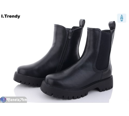 Черевики жіночі на зиму (6 пар р.36-41) чорний "Trendy" Черевики жіночі на зиму (6 пар р.36-41) чорний "Trendy"