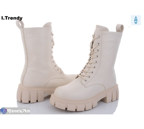 Черевики жіночі на зиму (6 пар р.36-41) бежевий "Trendy" Черевики жіночі на зиму (6 пар р.36-41) бежевий "Trendy"