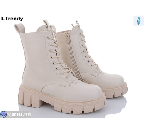 Черевики жіночі на зиму (6 пар р.36-41) бежевий "Trendy" Черевики жіночі на зиму (6 пар р.36-41) бежевий "Trendy"
