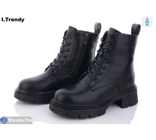 Черевики жіночі на зиму (6 пар р.36-41) чорний "Trendy" Черевики жіночі на зиму (6 пар р.36-41) чорний "Trendy"