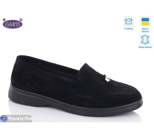 Туфлі жіночі на весну/осінь (6 пар р.36-40) чорний  "Garti"