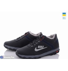 Кросівки чоловічі на зиму (8 пар р.40-45) чорний  "LEOBAZA"