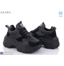 Кросівки жіночі на весну/осінь (6 пар р.36-41) чорний  "Latifa"