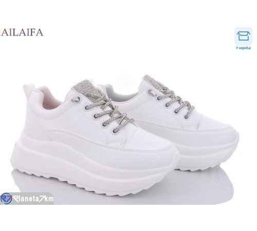 Кросівки жіночі на весну/осінь (6 пар р.36-41) білий  "Latifa"