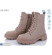 Черевики жіночі на зиму (6 пар р.36-40) бежевий  "Latifa"