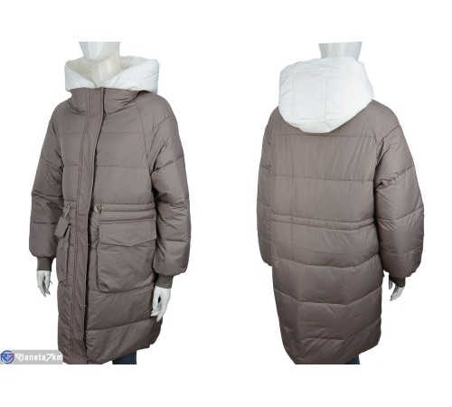 Куртка жіноча на весну/осінь (4 шт. р.сетка S-XL) коричневий "NORA" Куртка жіноча на весну/осінь (4 шт. р.сетка S-XL) коричневий "NORA"