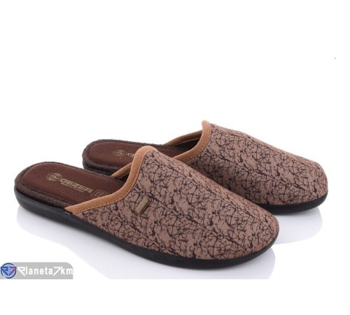 Тапки чоловічі на весну/осінь (6 пар р.40-45) коричневий "LUXORIS" Тапки чоловічі на весну/осінь (6 пар р.40-45) коричневий "LUXORIS"