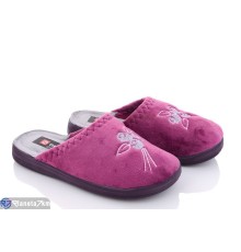 Тапки жіночі на весну/осінь (6 пар р.36-40) фіолетовий  "LUXORIS"