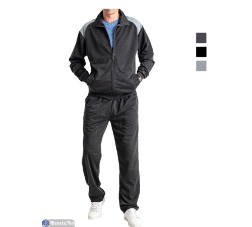 Спортивний костюм чоловічий на весну/осінь (6 шт. р.сетка M-3XL) мікс  "Masari"