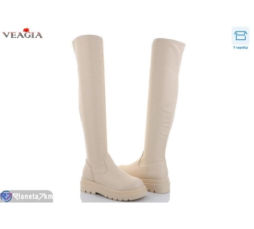 Ботфорти жіночі на зиму (6 пар р.36-41) бежевий  "Veagia-ADA"