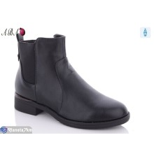 Черевики жіночі на весну/осінь (6 пар р.36-41) чорний  "Aba"