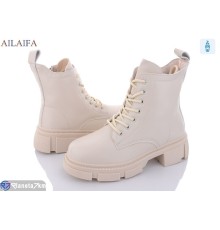 Черевики жіночі на зиму (6 пар р.36-41) бежевий  "Latifa"