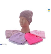 Дитяча шапка на весну/осінь (5 шт. р.сетка 46-50) мікс  "Angell"