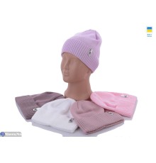 Дитяча шапка на весну/осінь (5 шт. р.сетка 46-50) мікс  "Angell"