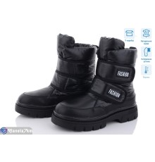 Черевики жіночі на зиму (8 пар р.36-41) чорний  "KULIBABA"