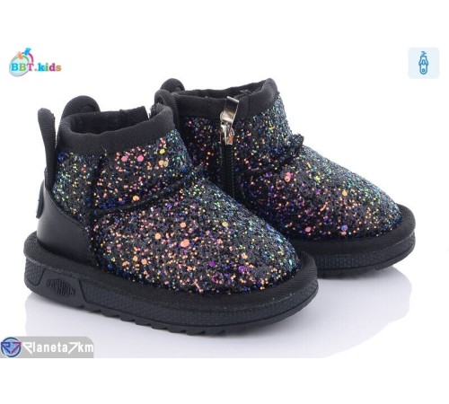 Дитячі Уггі на зиму (8 пар р.21-26) чорний  "BBT"