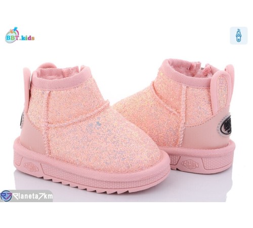 Дитячі Уггі на зиму (8 пар р.21-26) рожевий  "BBT"