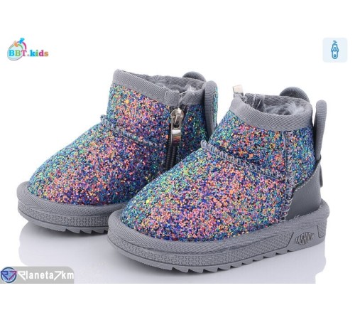 Дитячі Уггі на зиму (8 пар р.21-26) сірий  "BBT"