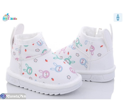 Дитячі Уггі на зиму (8 пар р.21-26) білий  "BBT"