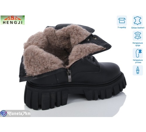 Черевики жіночі на зиму (6 пар р.36-41) чорний "HENGJI-ELENA" Черевики жіночі на зиму (6 пар р.36-41) чорний "HENGJI-ELENA"